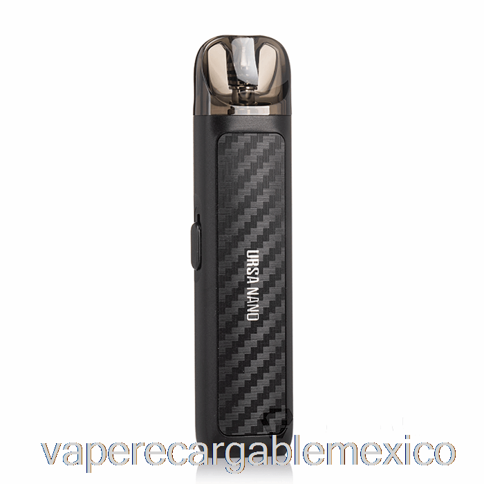 Vape Recargable Lost Vape Ursa Nano Pod Kit Negro / Fibra De Carbono